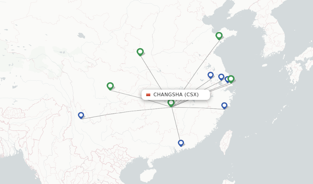 Juneyao Airlines Flights From Changsha, CSX - FlightsFrom.com