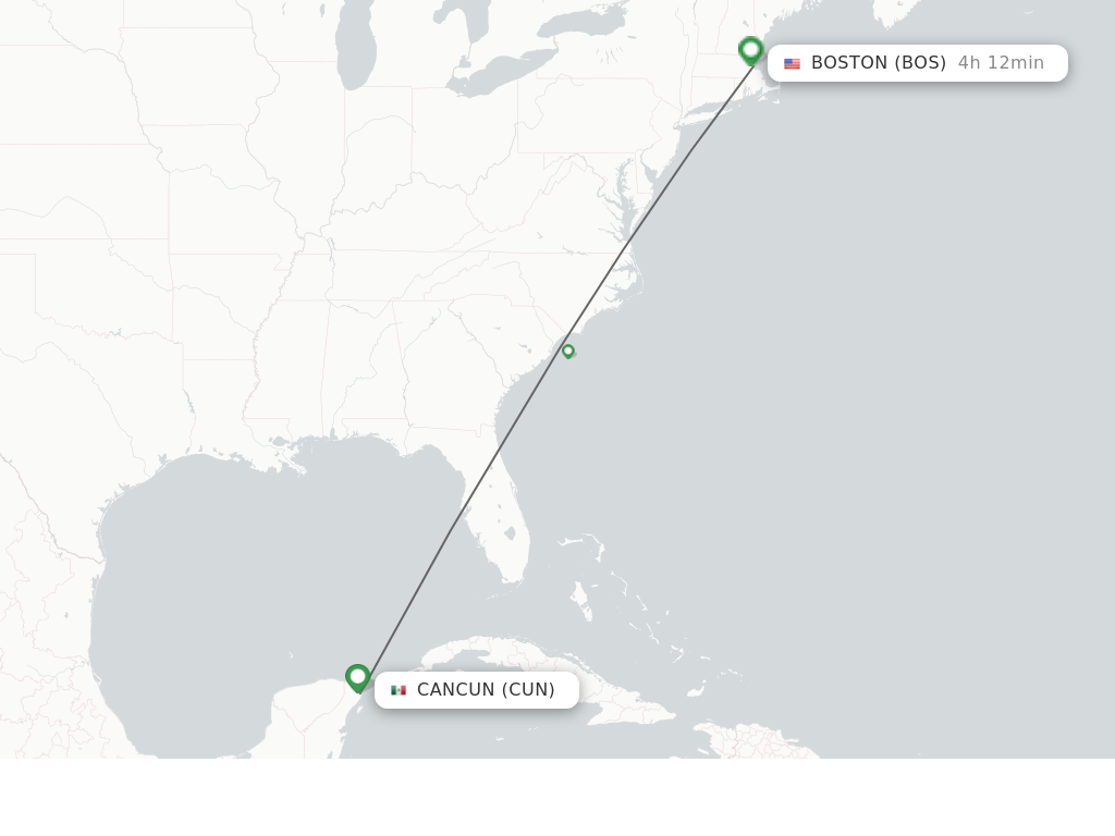 google flights boston to cancun