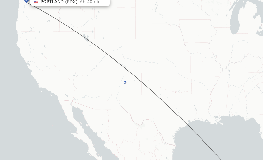 Direct non stop flights from Cancun to Portland schedules