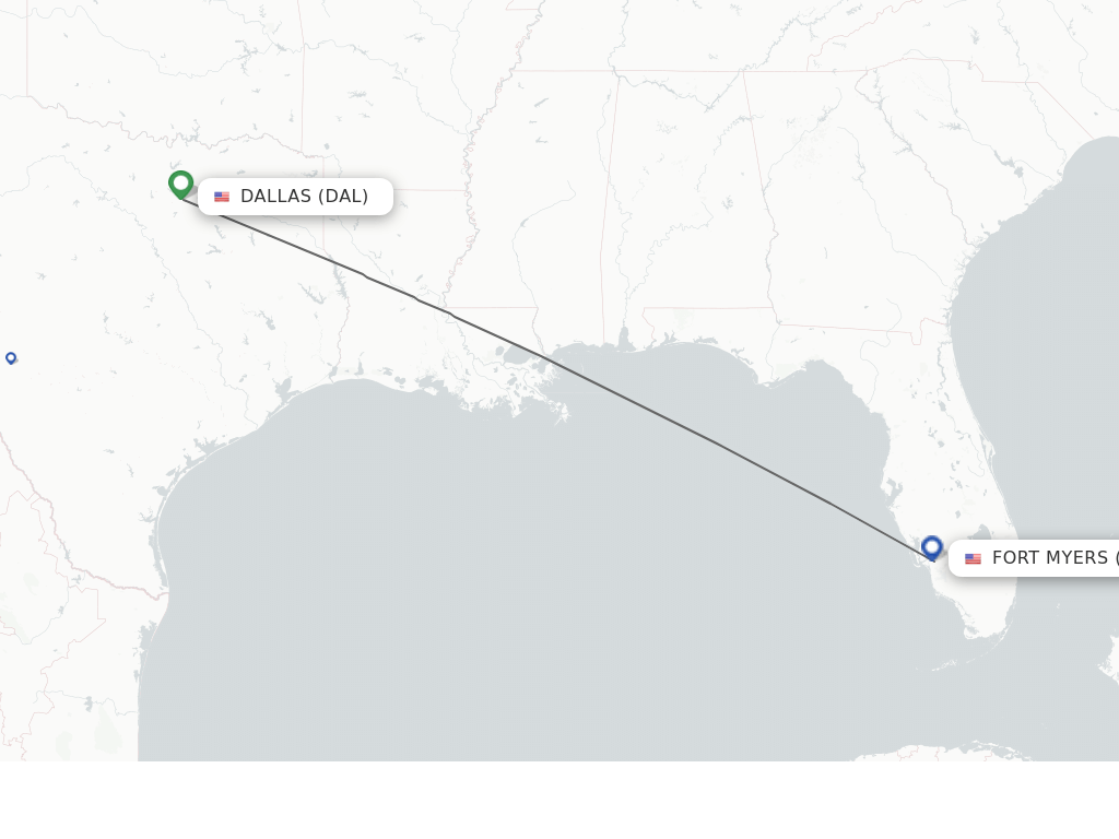 Direct (non-stop) Flights From Dallas To Fort Myers - Schedules ...