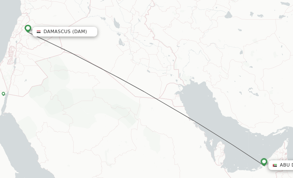 Direct Non Stop Flights From Damascus To Abu Dhabi Schedules 2741