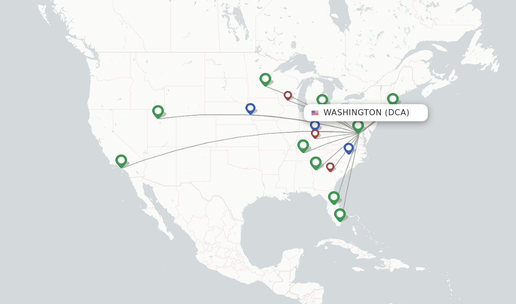 Delta flights from Washington DCA FlightsFrom