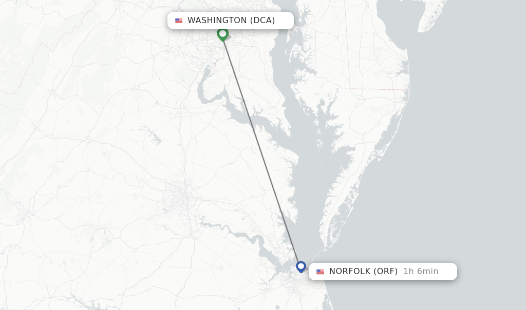 Denver To Norfolk Virginia