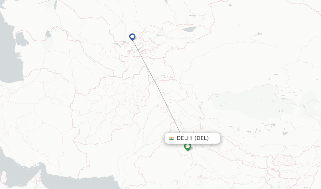 Uzbekistan Airways flights from Delhi, DEL - FlightsFrom.com