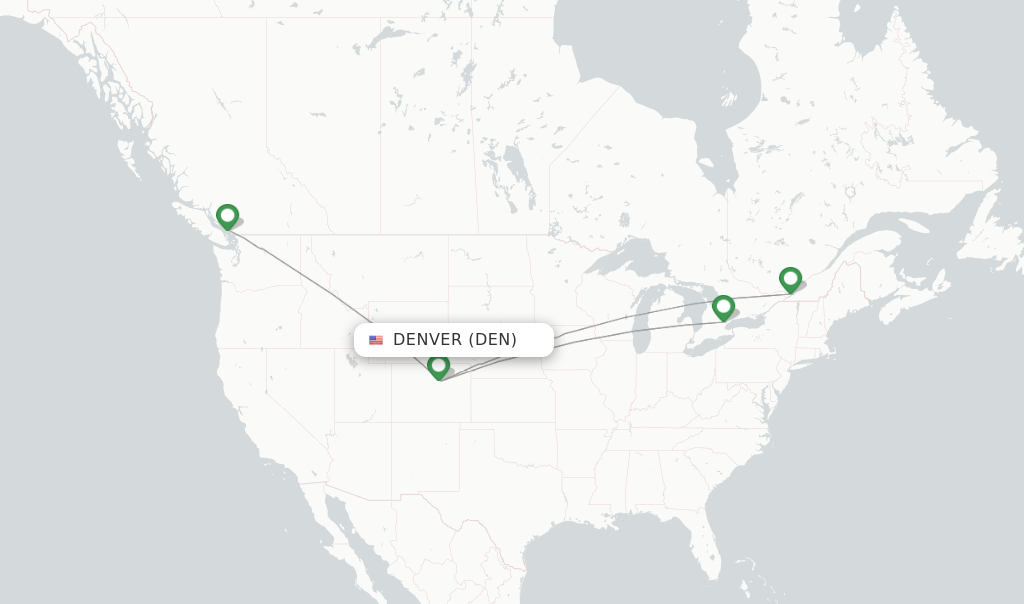 Air Canada flights from Denver DEN FlightsFrom