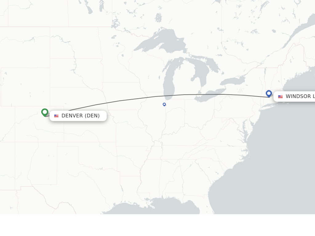 Direct non stop flights from Denver to Hartford schedules