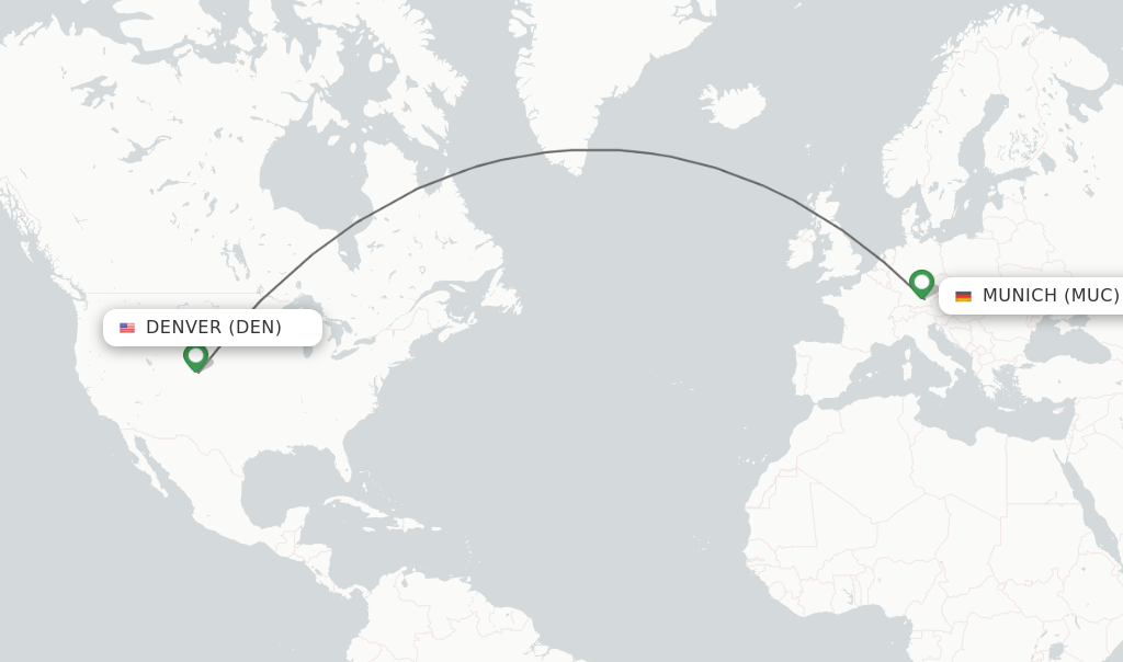 Direct flights from New York to Munich, EWR to MUC non-stop