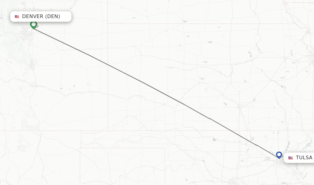 tulsa denver flights