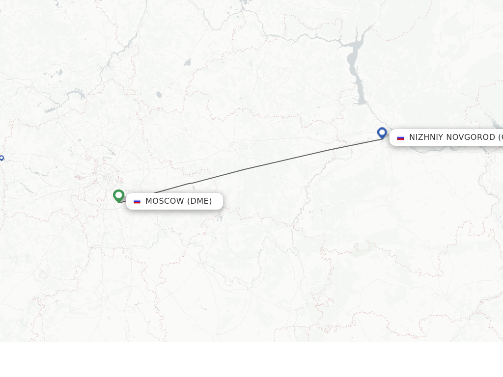 Direct Non Stop Flights From Moscow To Nizhniy Novgorod Schedules   DME GOJ 