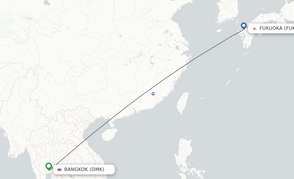 Direct Non Stop Flights From Bangkok To Fukuoka Schedules 5275