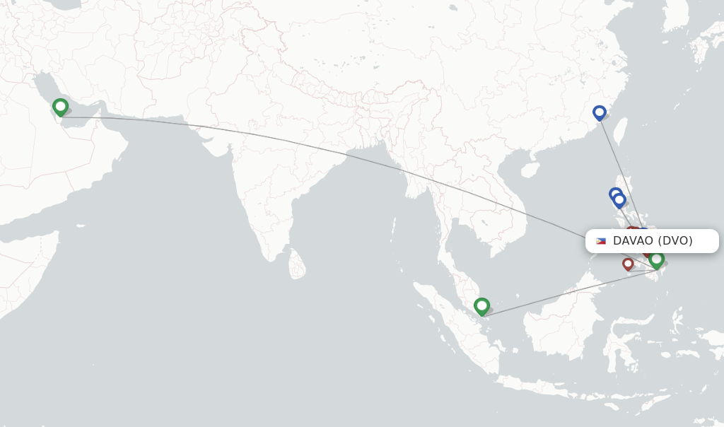 Direct non stop flights from Davao to Bacolod schedules