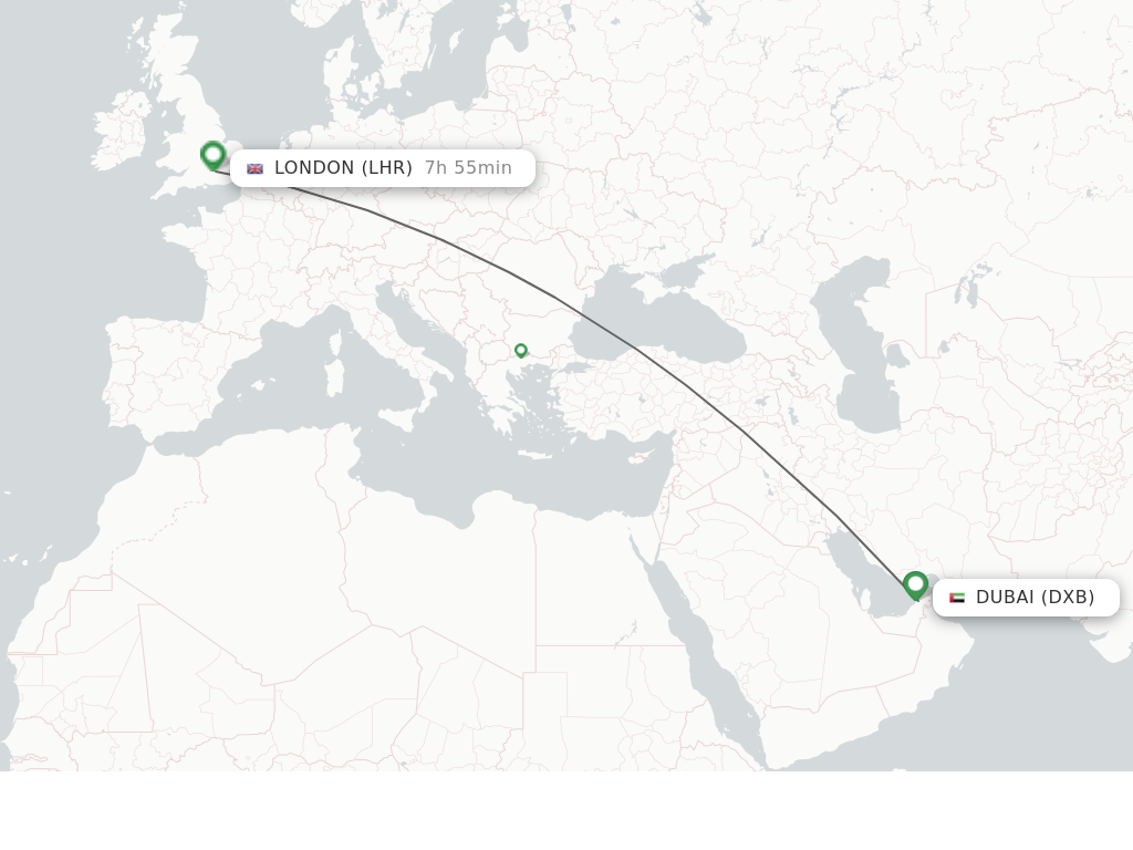 Direct non stop Flights From Dubai To London Schedules 