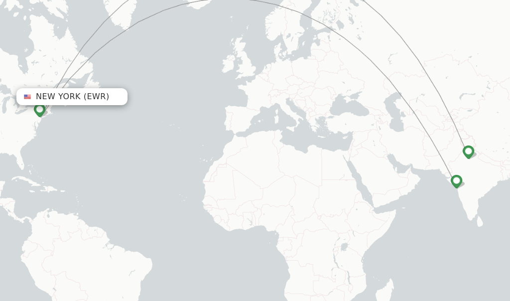 Air India flights from New York, EWR