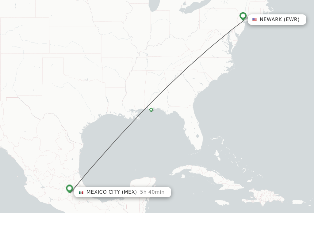 Direct non stop flights from New York to Mexico City schedules