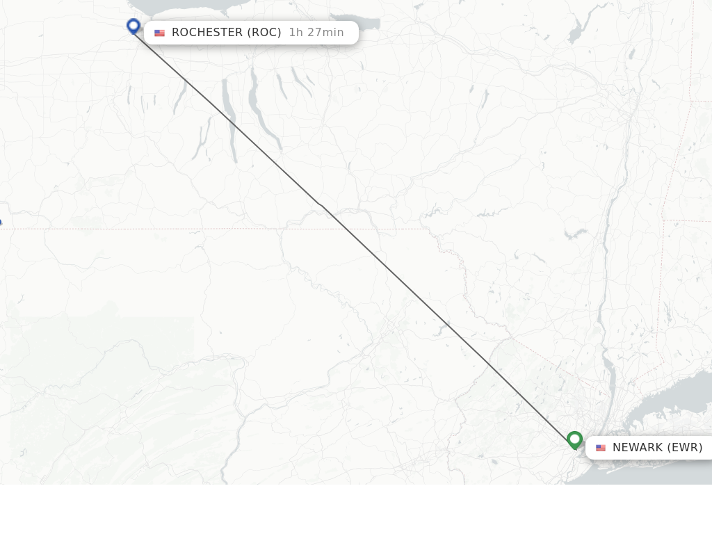 Direct non stop flights from New York to Rochester schedules