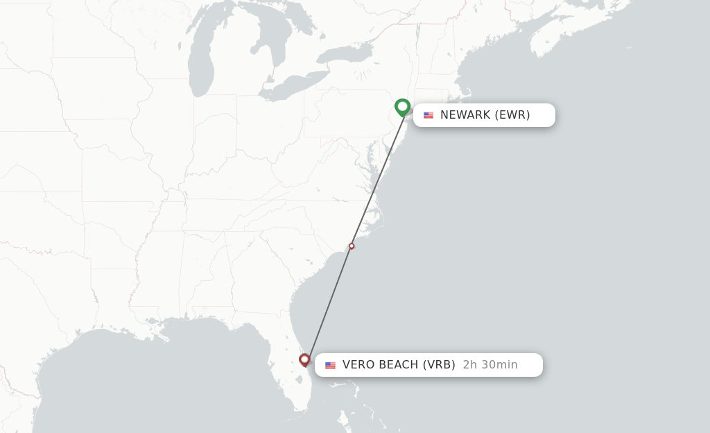 Direct non stop flights from New York to Vero Beach schedules