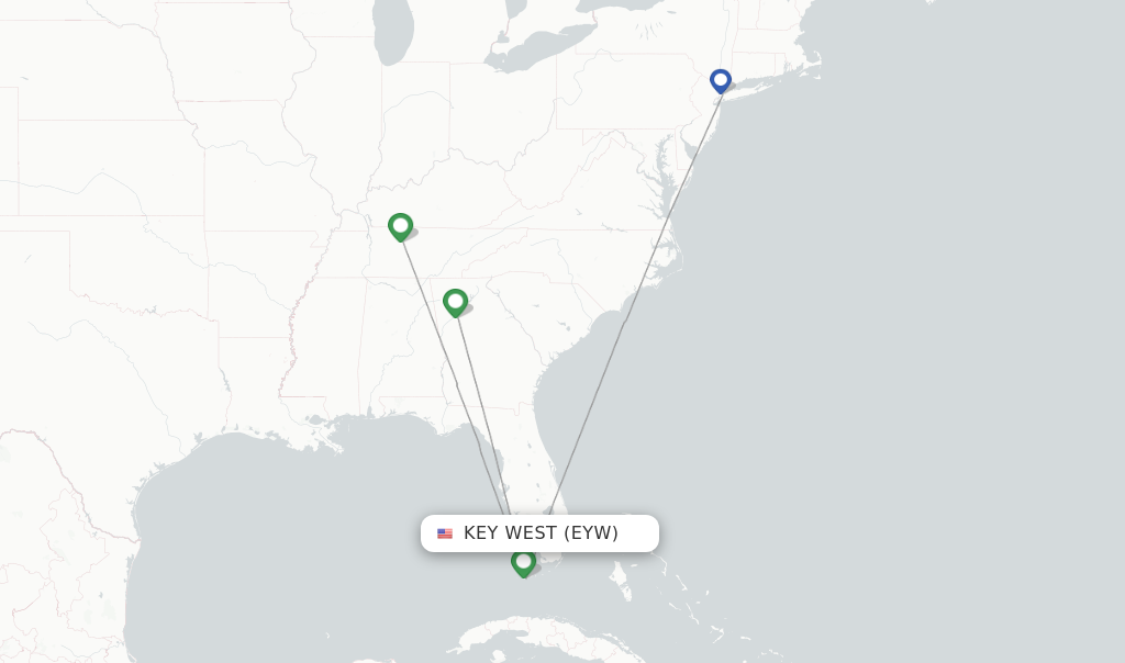 Delta flights from Key West, EYW