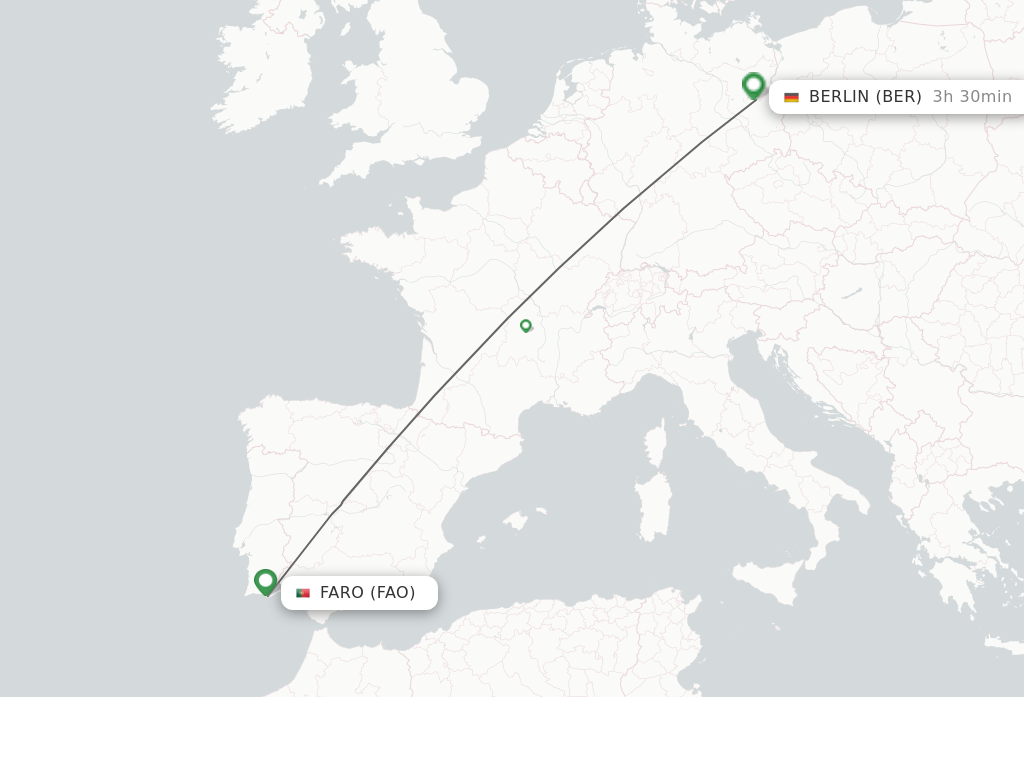 Direct non stop flights from Faro to Berlin schedules