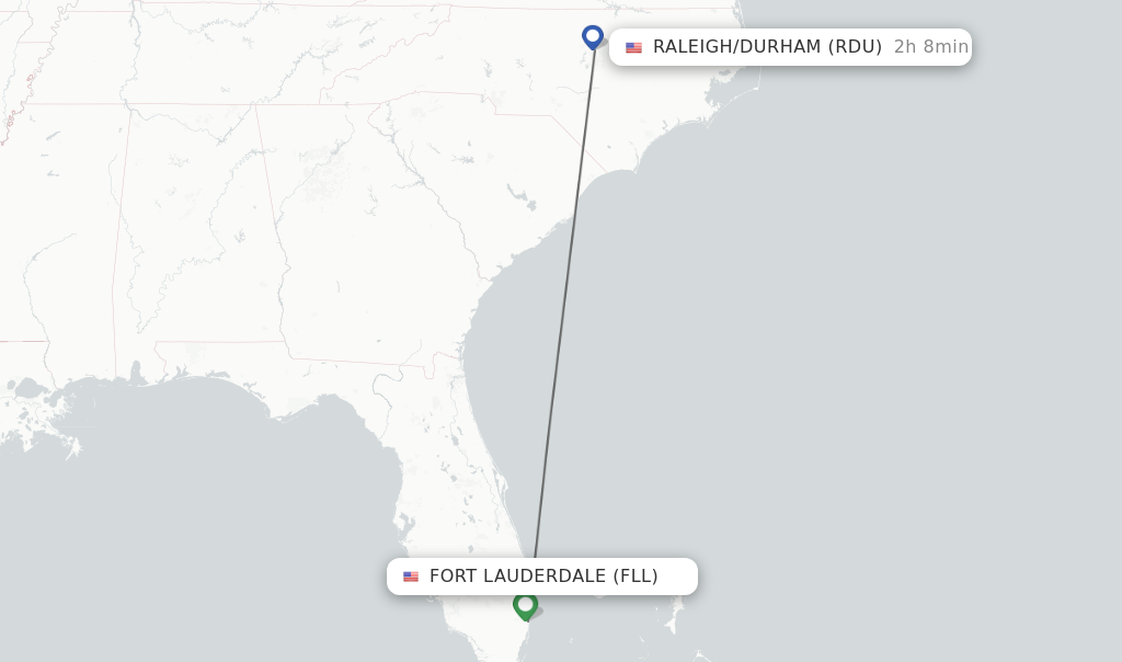 Fll to rdu cheap one way