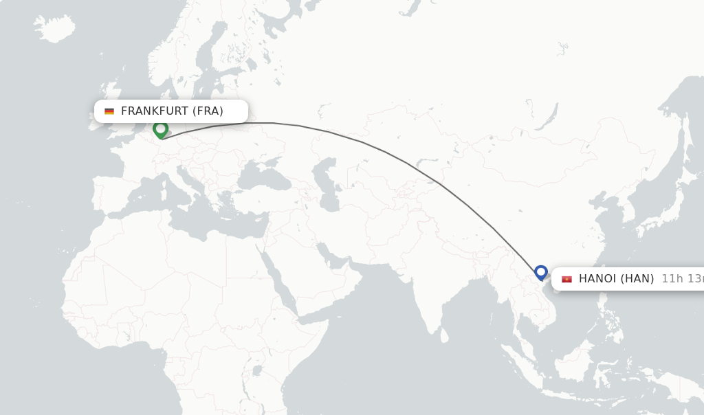 Direct Non Stop Flights From Frankfurt To Hanoi Schedules 8627