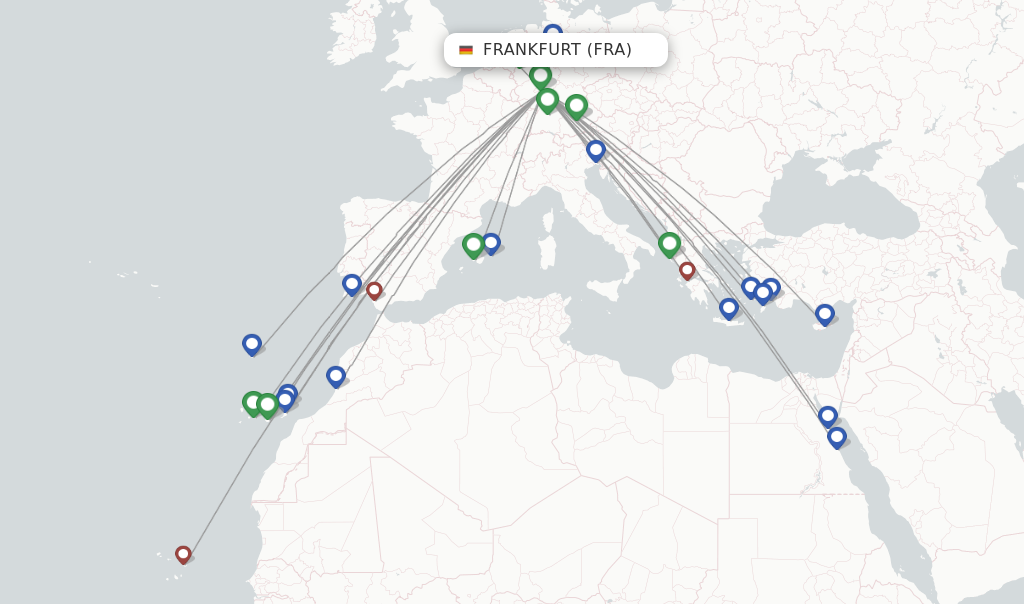 Tuifly Flights From Frankfurt Fra