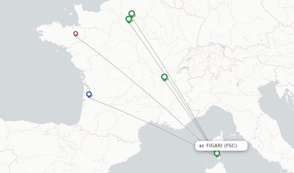 Air France flights from Figari, FSC - FlightsFrom.com