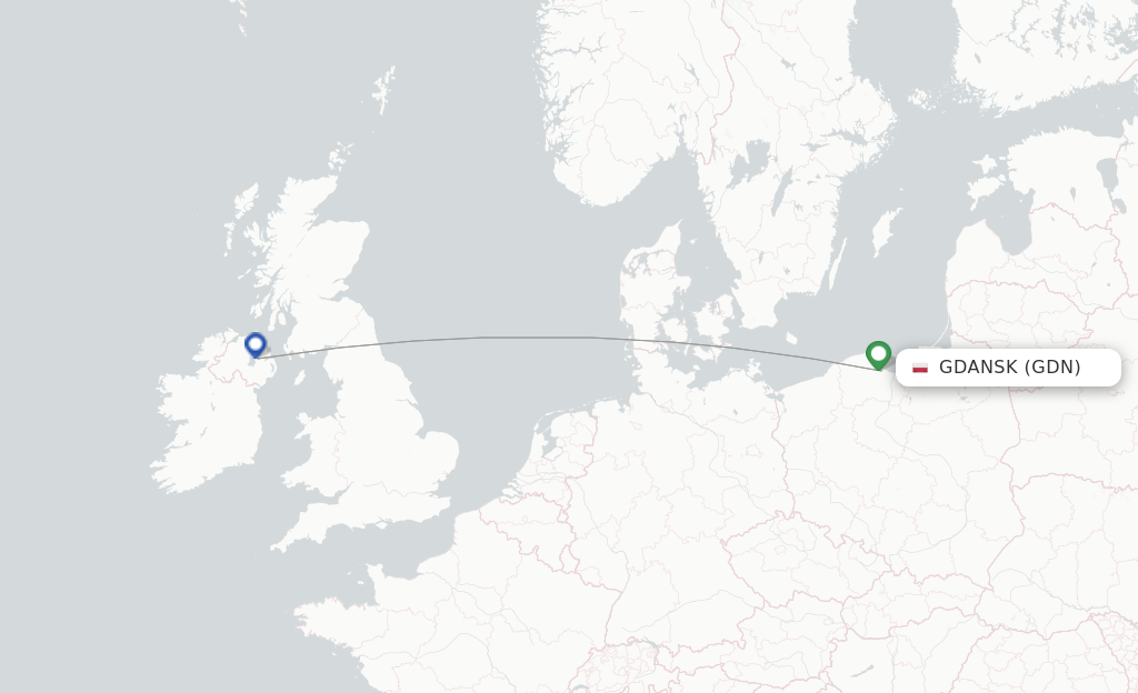 Ryanair UK Flights From Gdansk, GDN - FlightsFrom.com