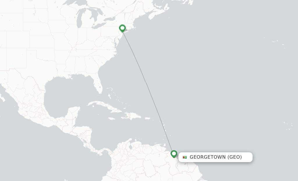 JetBlue Flights From Georgetown, GEO - FlightsFrom.com