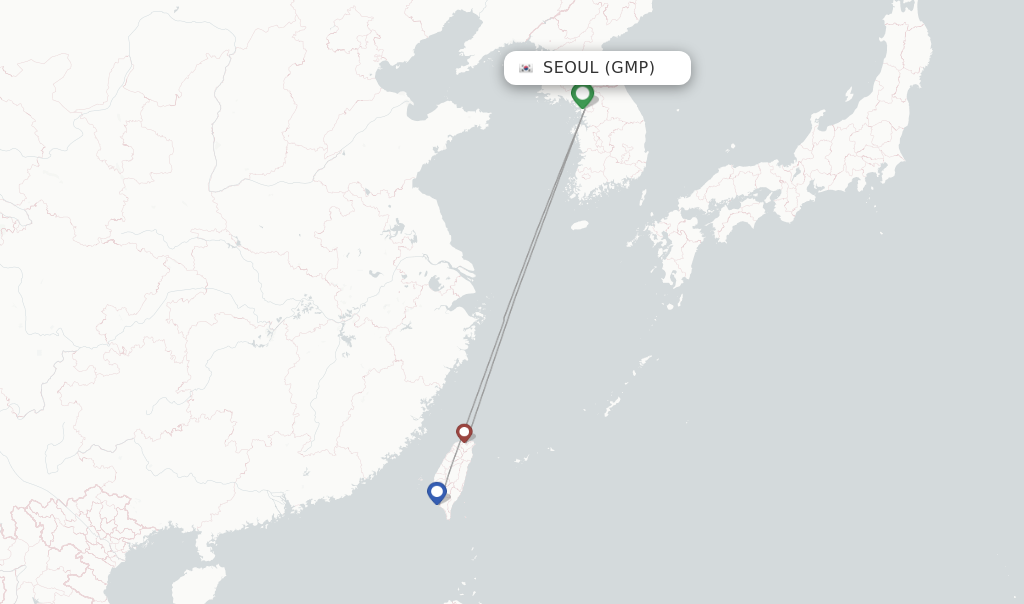 China Airlines flights from Seoul, GMP - FlightsFrom.com