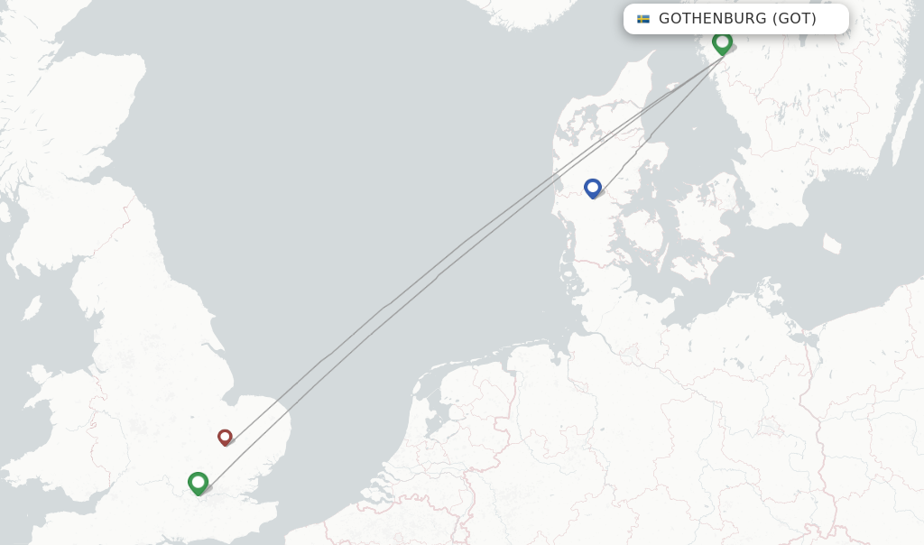 British Airways flights from Gothenburg GOT FlightsFrom