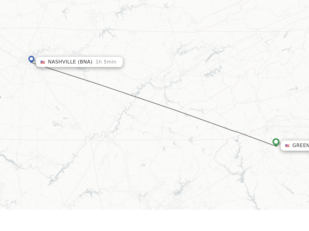 Direct Non Stop Flights From Greenville To Nashville Schedules   GSP BNA 