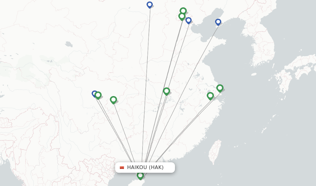 Air China flights from Haikou, HAK - FlightsFrom.com