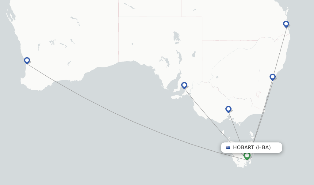 Virgin Australia flights from Hobart, HBA