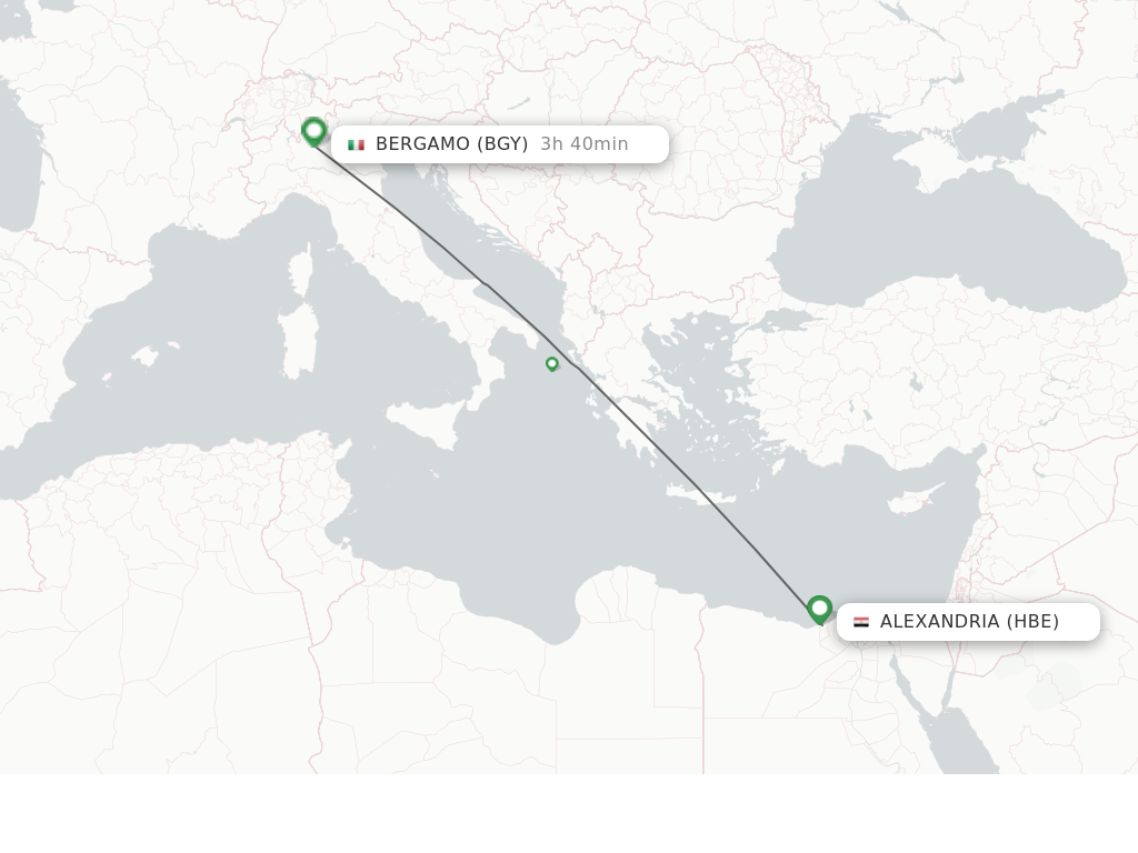 Direct (non-stop) Flights From Alexandria To Milan - Schedules ...