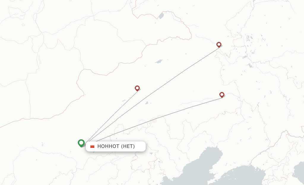 Genghis Khan Airlines flights from Hohhot, HET - FlightsFrom.com