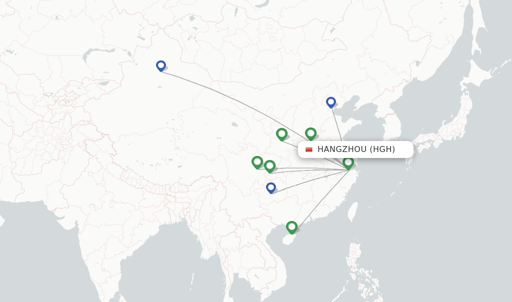 Tianjin Airlines flights from Hangzhou, HGH - FlightsFrom.com