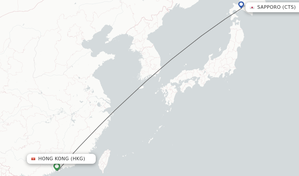 Direct Non Stop Flights From Hong Kong To Sapporo Schedules