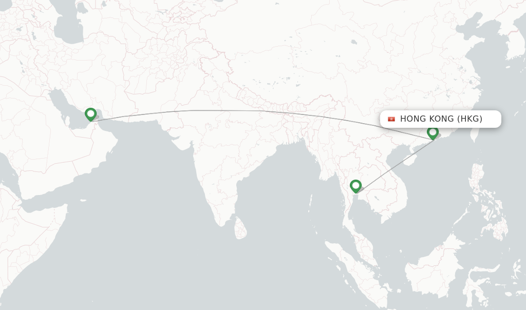 Emirates flights from Hong Kong, HKG - FlightsFrom.com