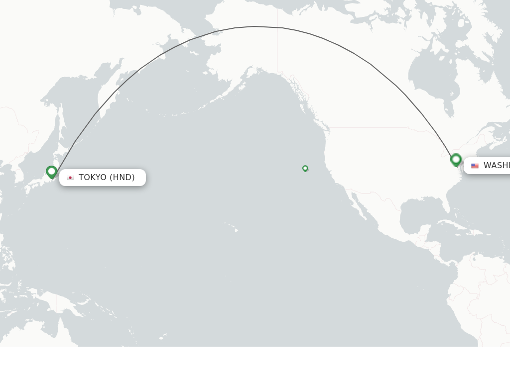 Direct (non-stop) Flights From Tokyo To Dulles - Schedules ...