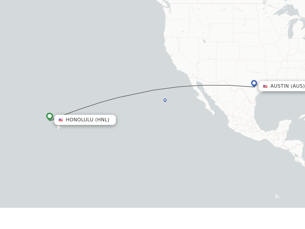 Direct (non-stop) Flights From Honolulu To Austin - Schedules 