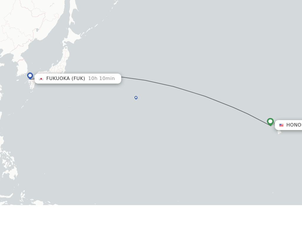 Direct Non Stop Flights From Honolulu To Fukuoka Schedules 2096