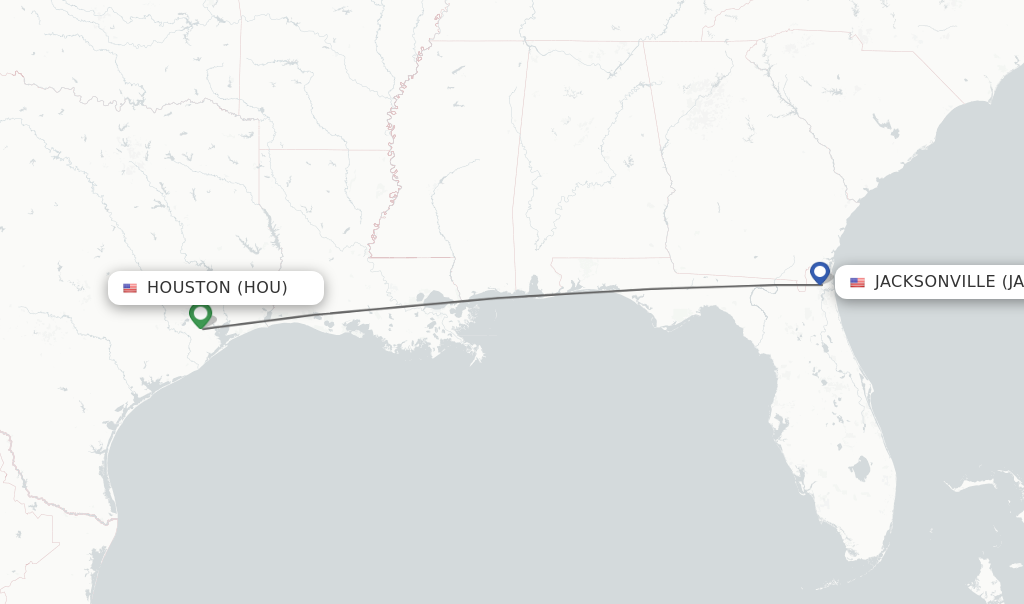 Direct non stop flights from Houston to Jacksonville schedules