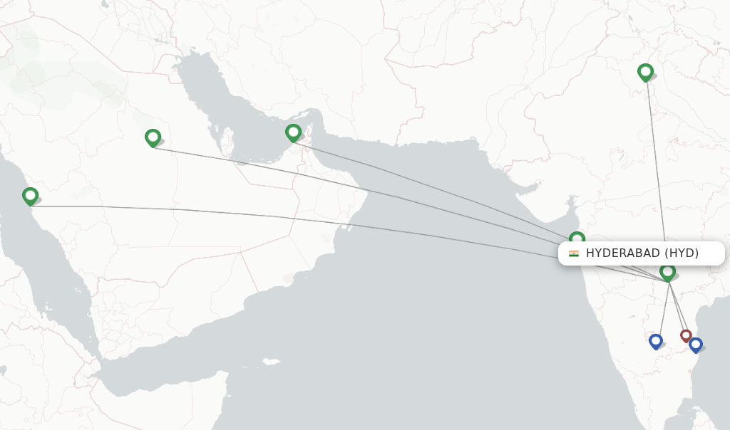 Air India flights from Hyderabad, HYD