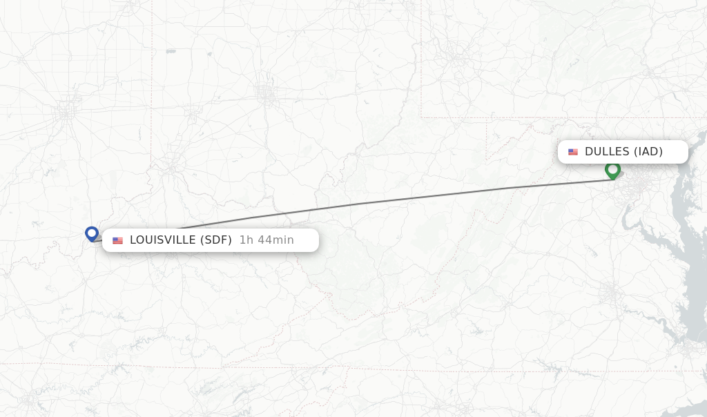 Direct Non Stop Flights From Dulles To Louisville Schedules 3281