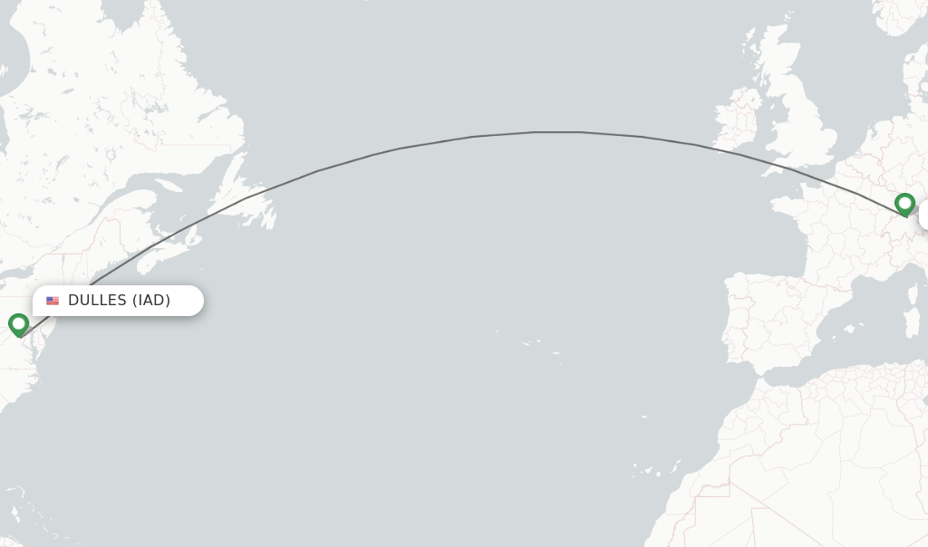 Direct non stop flights from Dulles to Zurich schedules