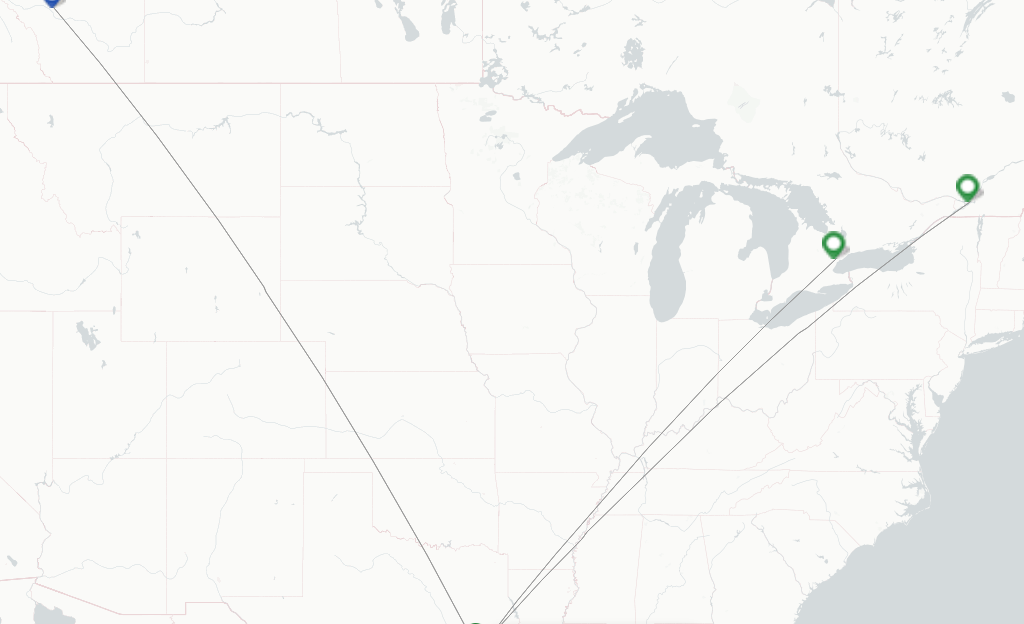 Air Canada flights from Houston IAH FlightsFrom