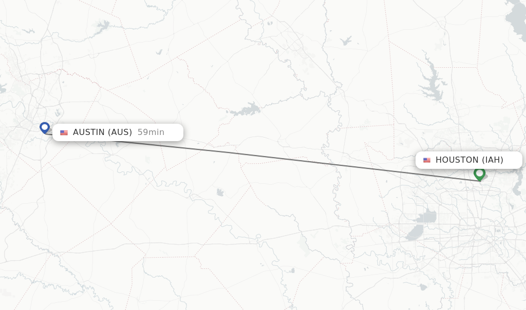 Direct Non Stop Flights From Houston To Austin Schedules   IAH AUS 