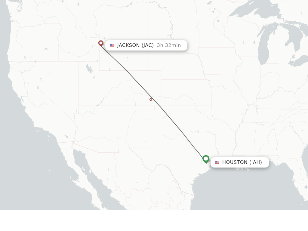 Direct non stop flights from Houston to Jackson schedules