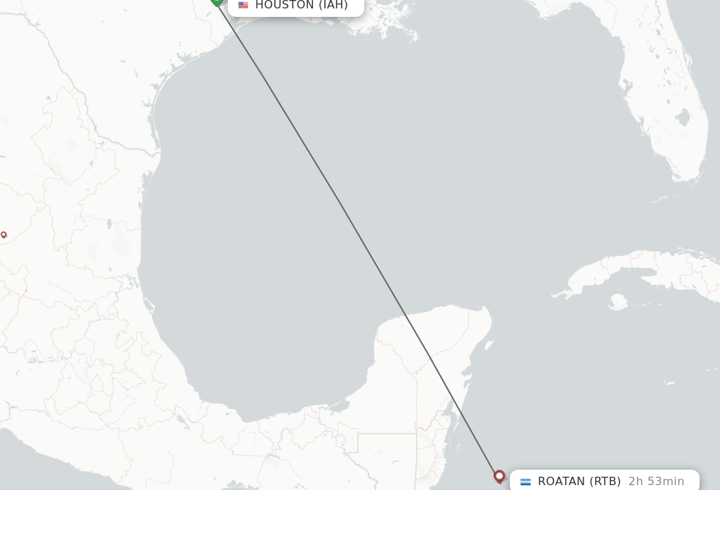 Direct non stop flights from Houston to Roatan schedules