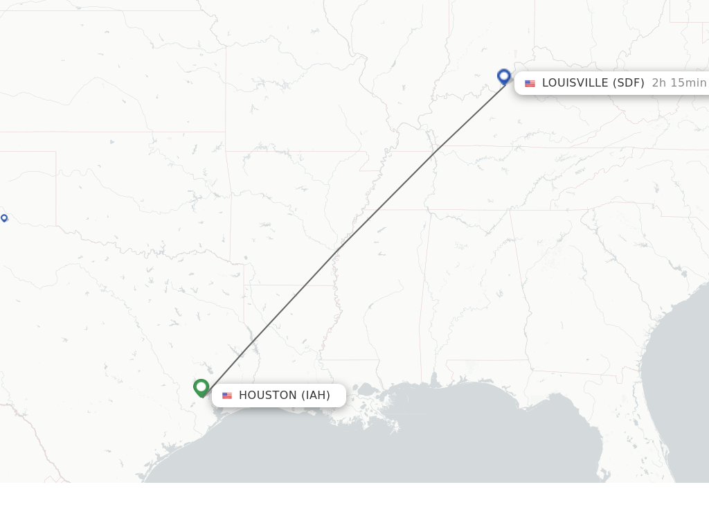 Direct (non-stop) Flights From Houston To Louisville - Schedules ...